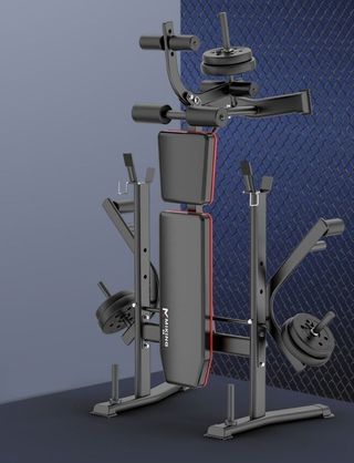 Banco Con Rack Multifuncional Respaldo Ajustable
