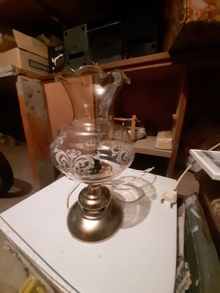 Juego de Lamparas de cristal para mesilla de noche