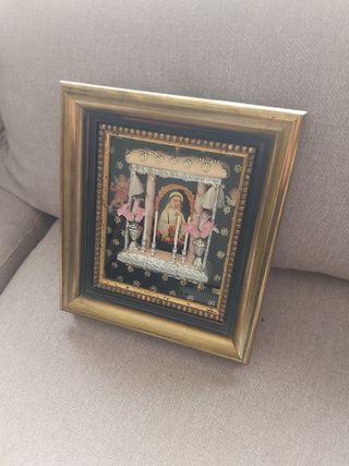 Cuadro religioso diorama Santa