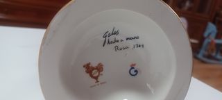 Figura en porcelana galos. El flautista.