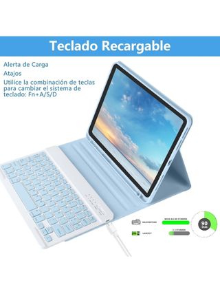 funda con teclado para Ipad Air 4/5 gen 10.9"