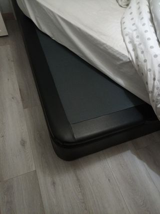 Canape 135 cm negro