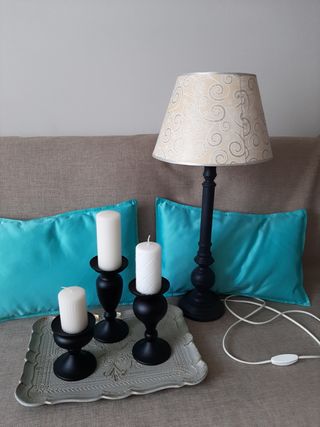Conjunto tres candelabros