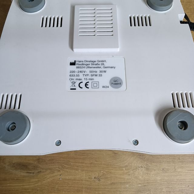 Masajeador eléctrico de pies.