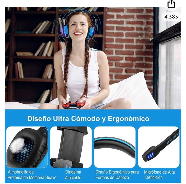 cascos gaming PS4, Pc, Xbox, Nintendo Switch