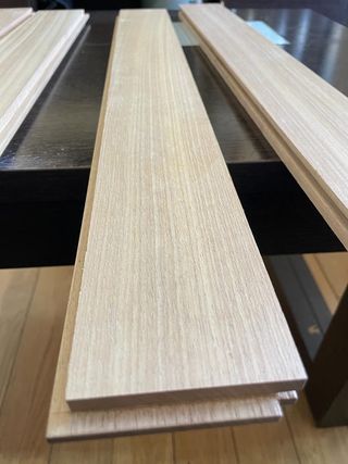 Tarima 100% maciza Roble 70 x 18 mm