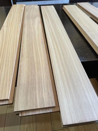 Tarima 100% maciza Roble 70 x 18 mm