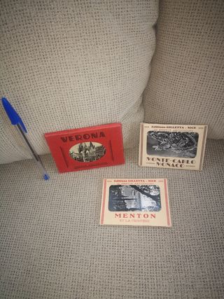 Postales vintage: Verona, Montecarlo, Niza