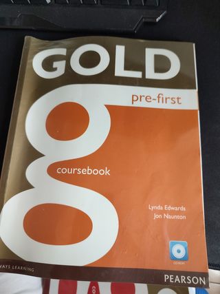 Gold pre-first course book