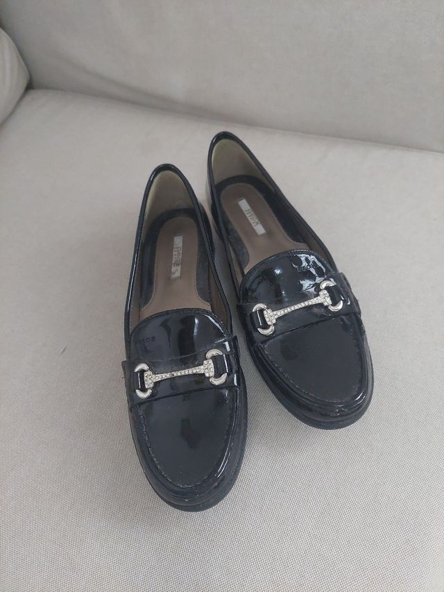 Scarpe mocassini vernice Geox