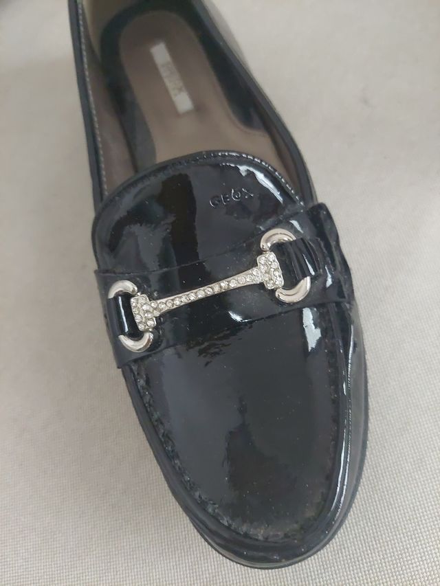 Scarpe mocassini vernice Geox