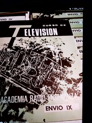 Fascilculos de curso televisión.