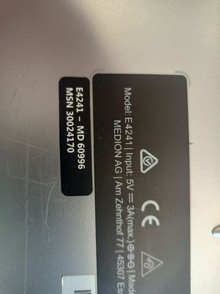 Portatil 14" medion e4241 4gb 64gb