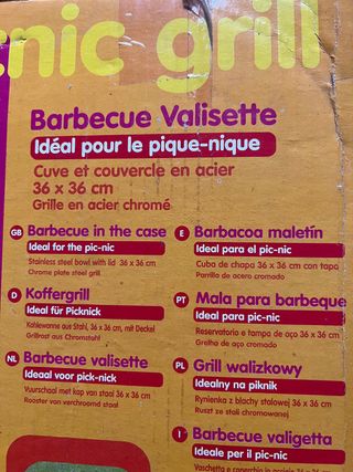 barbacoa picnic grill