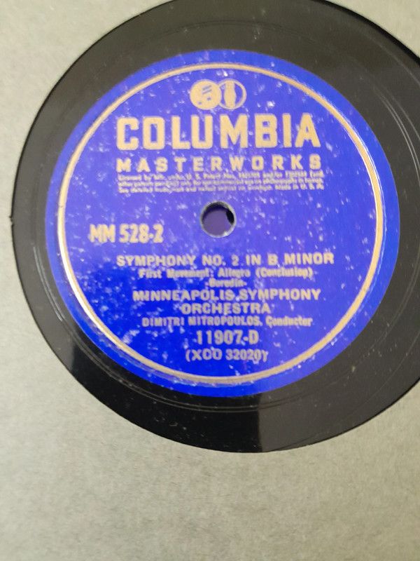 4 dischi 78 giri borodin symphony con espositore