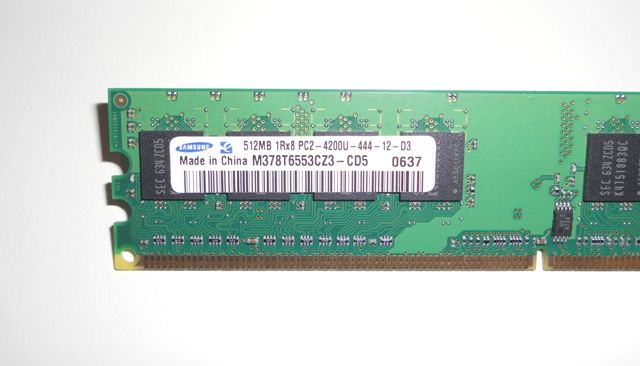 Memoria Ram Samsung 512MB PC2-4200 DDR2 533dimm
