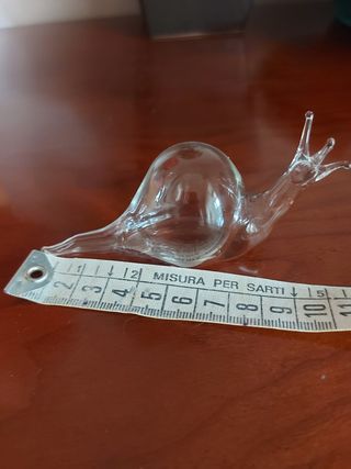 2 pezzi in vetro soffiato