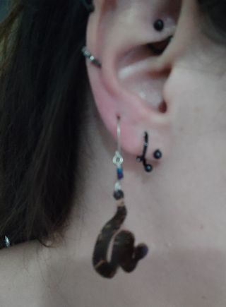 Pendientes de madera