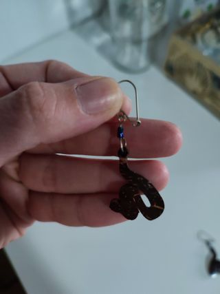 Pendientes de madera