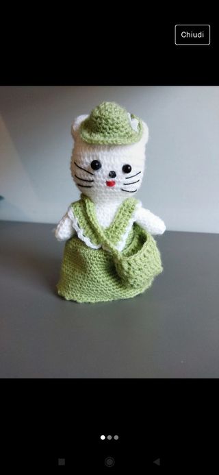 Gatto con la tracolla