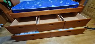 Dormitorio juvenil madera maciza