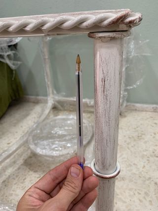 Mesa forja de hierro