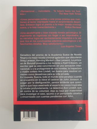 Lote 3 libros, novela negra