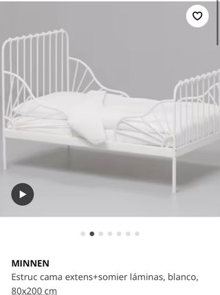 Cama para niño/a 80x200cm extensinble