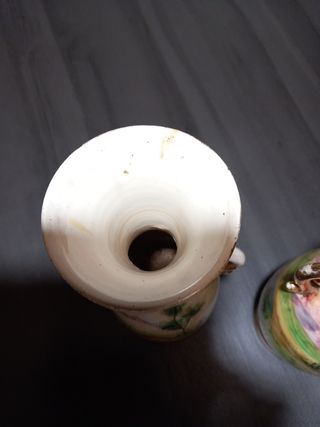 Coppia di vasi in ceramica dipinti  Chianciano