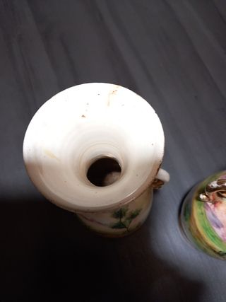 Coppia di vasi in ceramica dipinti  Chianciano