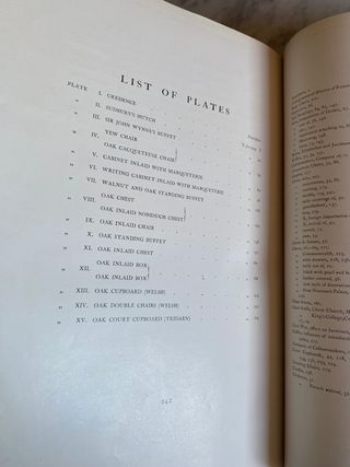 Historia del mueble inglés. La edad del roble