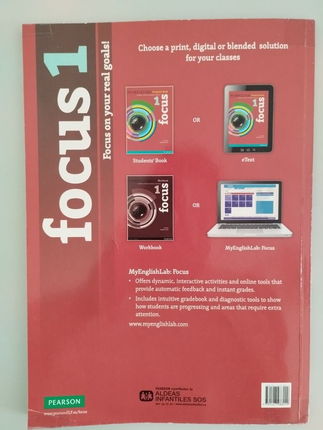 Libro Inglés 1 Bachillerato Focus 1