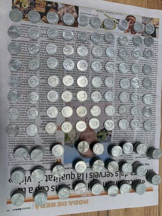 340 Monedas 50 céntimos de peseta 1966-1975
