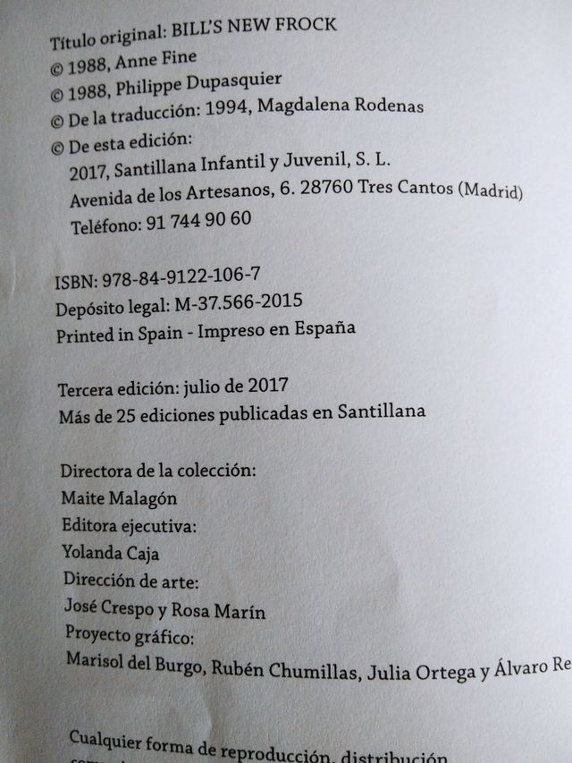 Billy y el vestido rosa