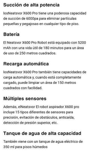 Robot NeatsvorX600 Pro