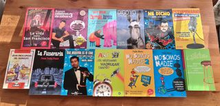 Lote 13 libros de humor