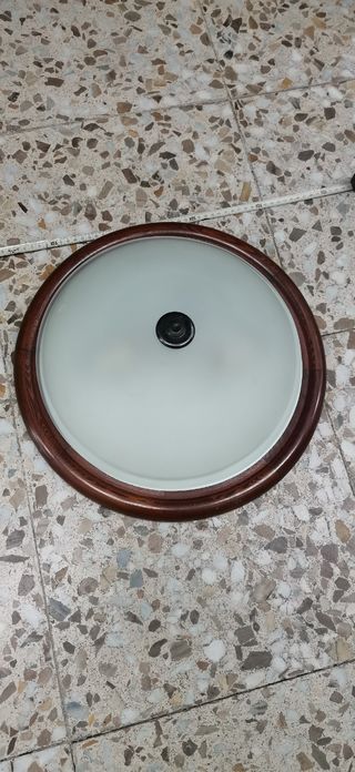 Plafon cristal madera