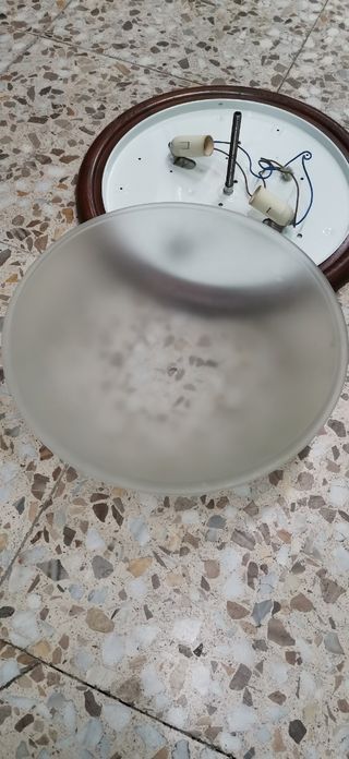 Plafon cristal madera