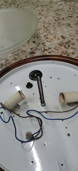 Plafon cristal madera