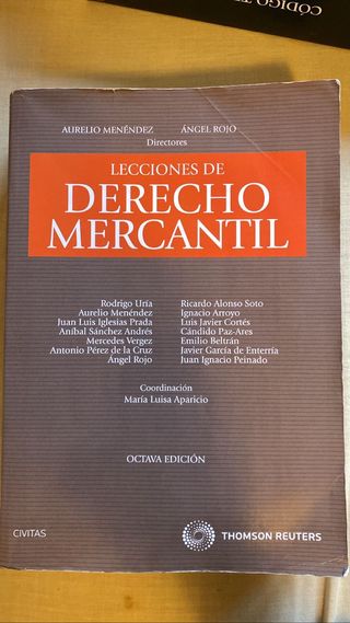 Lecciones de Derecho Mercantil