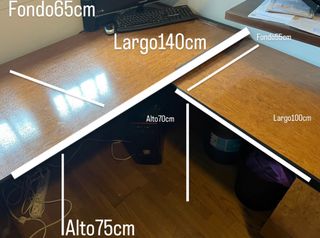 MESA ESCRITORIO DE MADERA