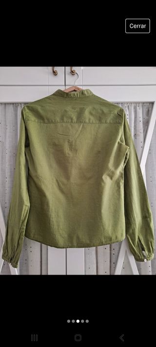 Camisa verde Mássimo Dutti