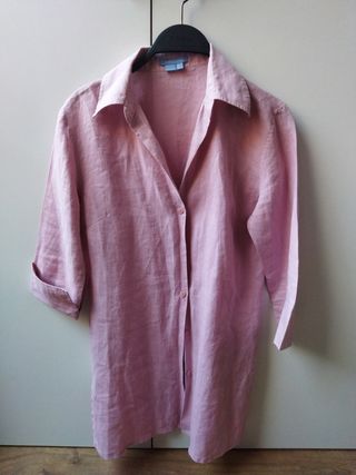 Camisa larga Zara mujer 