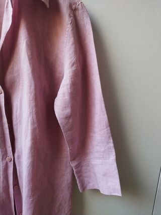 Camisa larga Zara mujer 