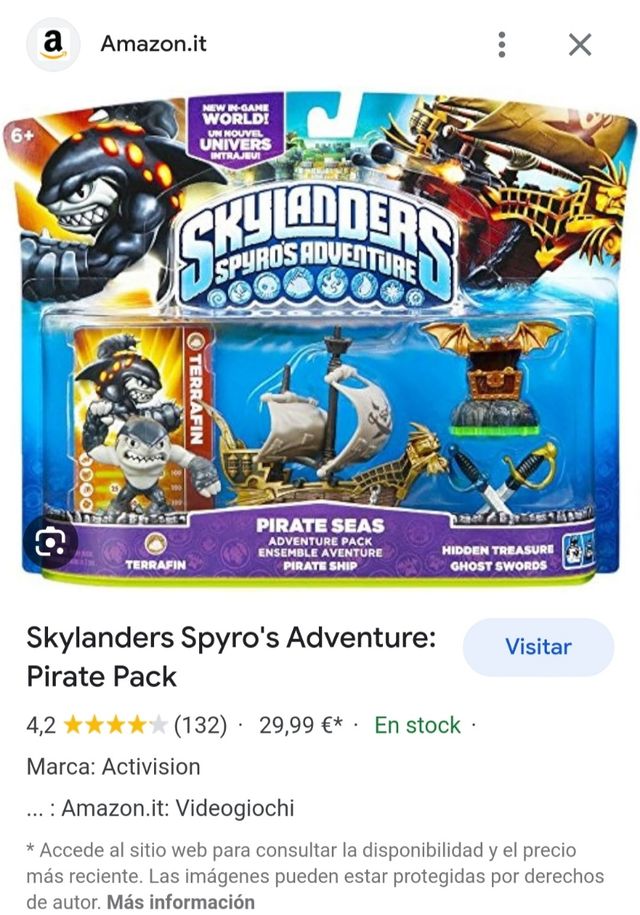 Pacchetto PS3 Skylanders Spyro's Adventure