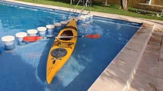Kayak de travesía +pala+cubrebañera