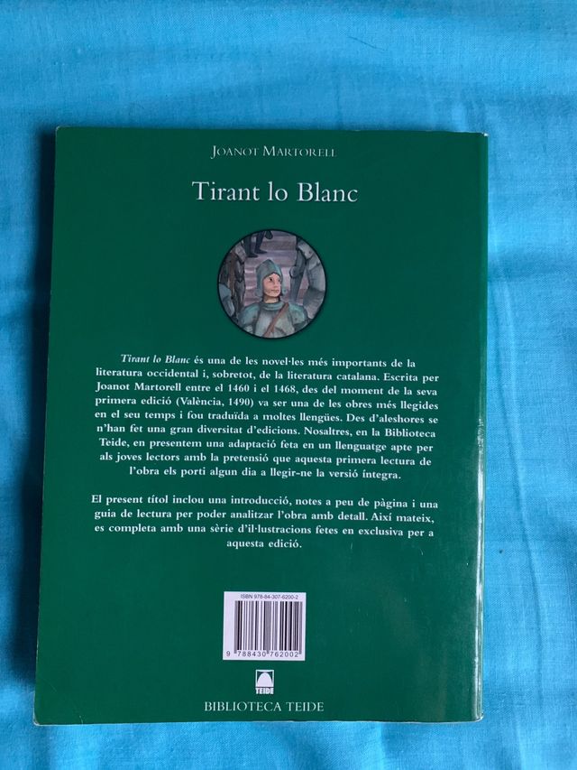 Libro Tirant lo Blanc