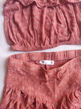 Conjunto falda y top talla 12/14 "el corte inglés"