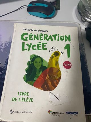 Libro de francés generation lycee 1 bach