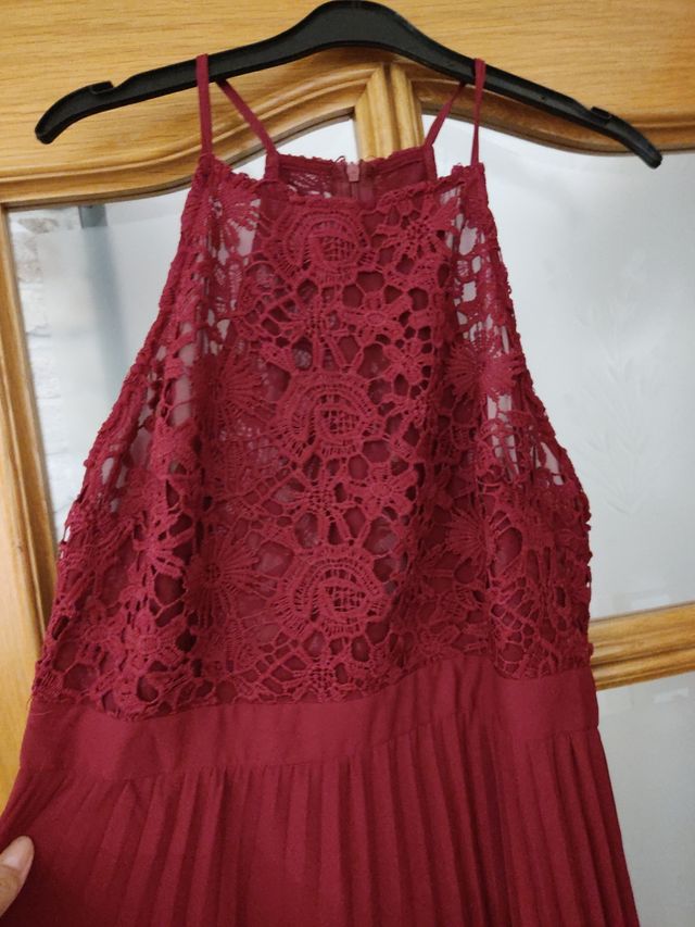 Vestido cuello halter de Shein